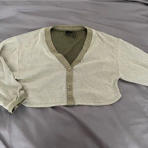 Out from Under button front cardigan